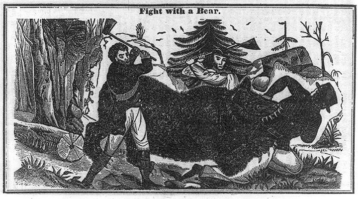 Fight with bear